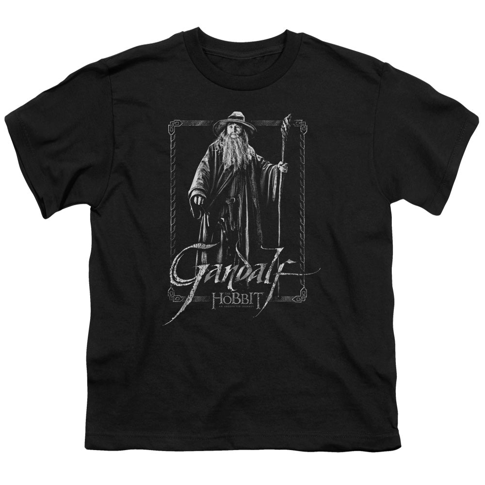 THE HOBBIT GANDALF STARE - S/S YOUTH 18/1 - BLACK T-Shirt