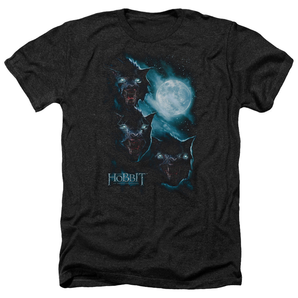 The Hobbit - Three Warg Moon - Adult Heather-black