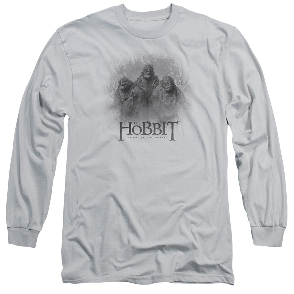 THE HOBBIT THREE TROLLS - L/S ADULT 18/1 - SILVER T-Shirt