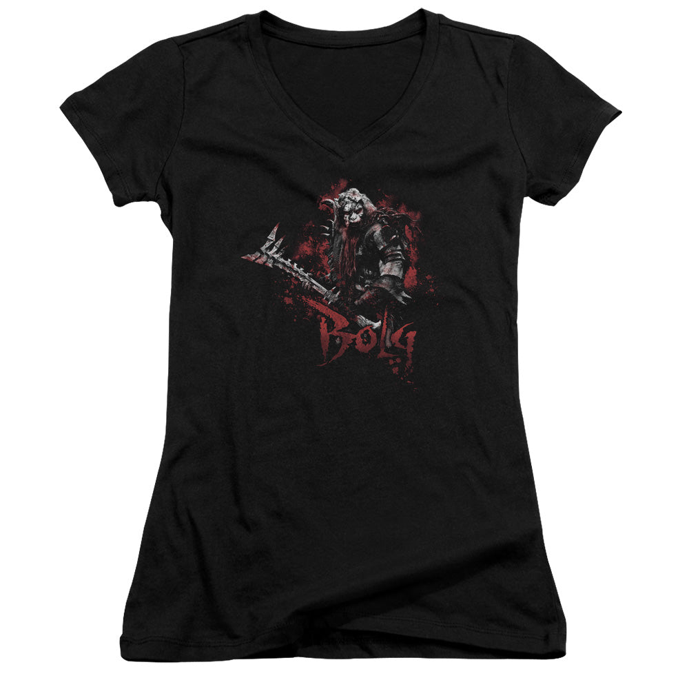The Hobbit Bolg - Junior V-neck - Black