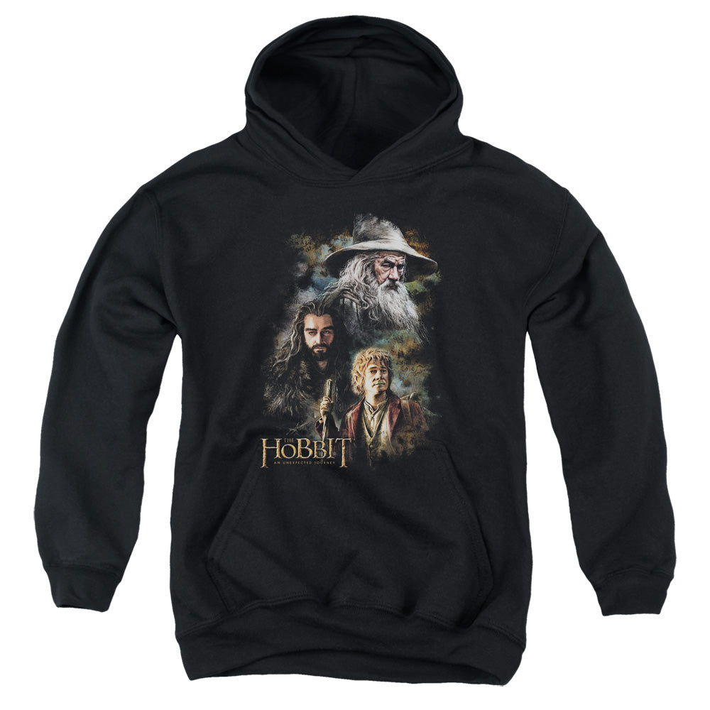 The Hobbit - Painting - Youth Pull-over Hoodie - Black