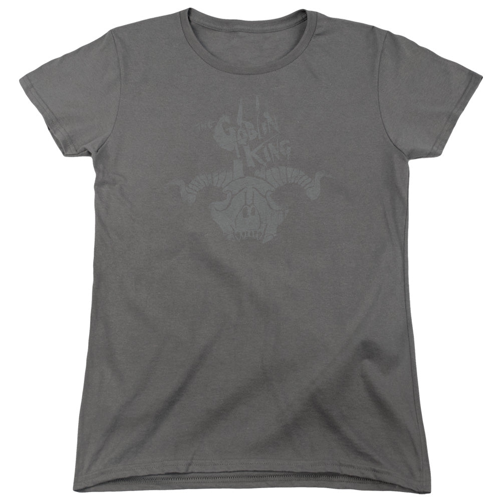 The Hobbit - Golin King Symbol - Short Sleeve Womens Tee - Charcoal T-shirt