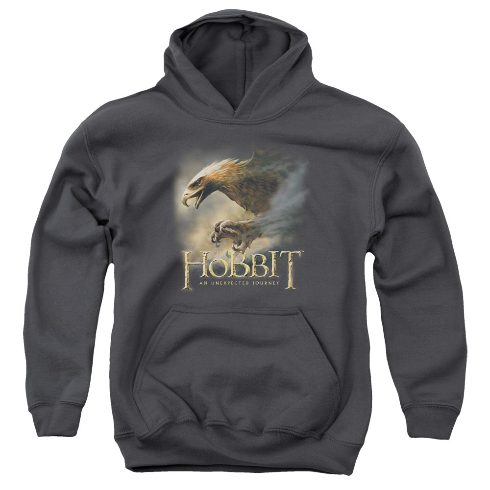 The Hobbit Great Eagle-youth Pull-over Hoodie - Charcoal