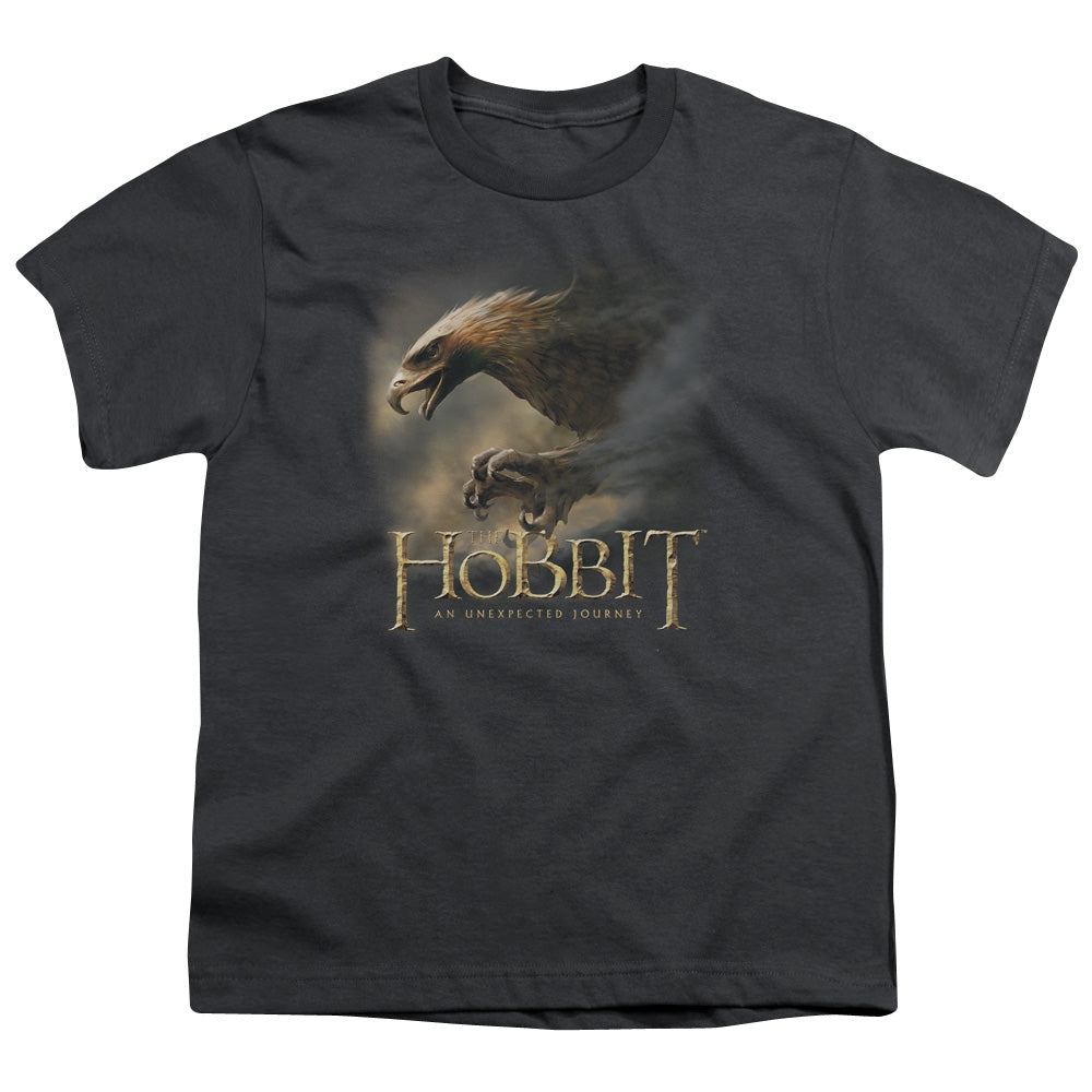 The Hobbit - Great Eagle - Short Sleeve Youth 18/1 - Charcoal T-shirt