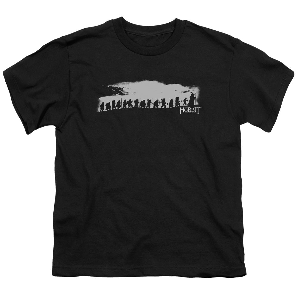 The Hobbit - The Company - Short Sleeve Youth 18/1 - Black T-shirt