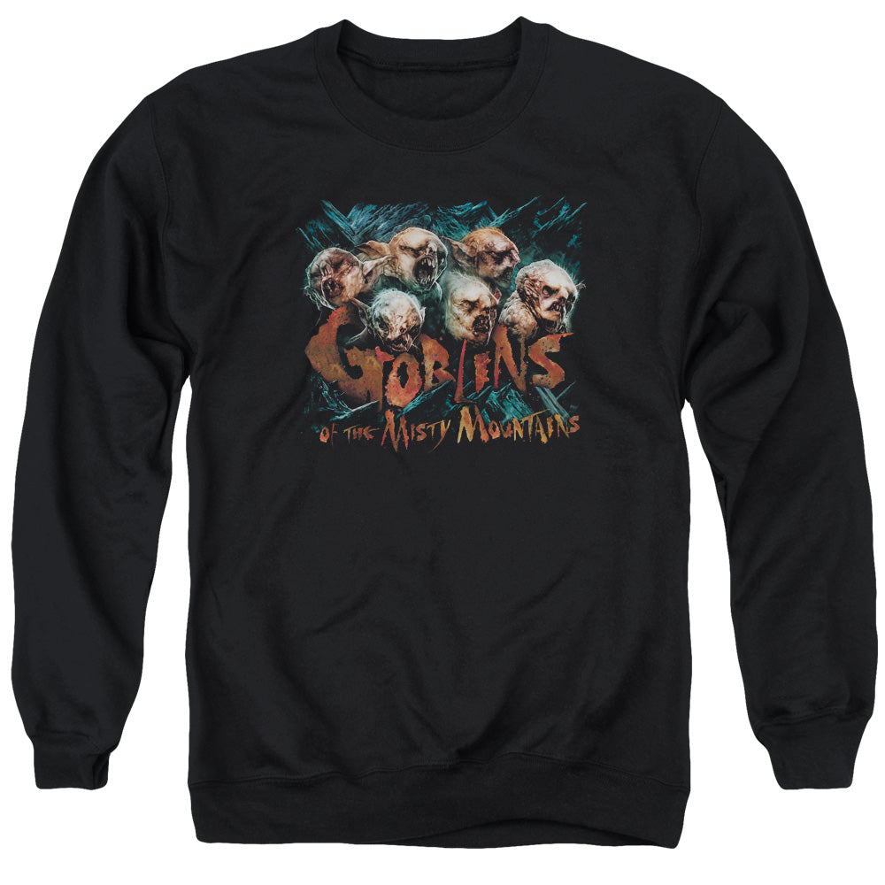 The Hobbit - Misty Goblins - Adult Crewneck Sweatshirt - Black