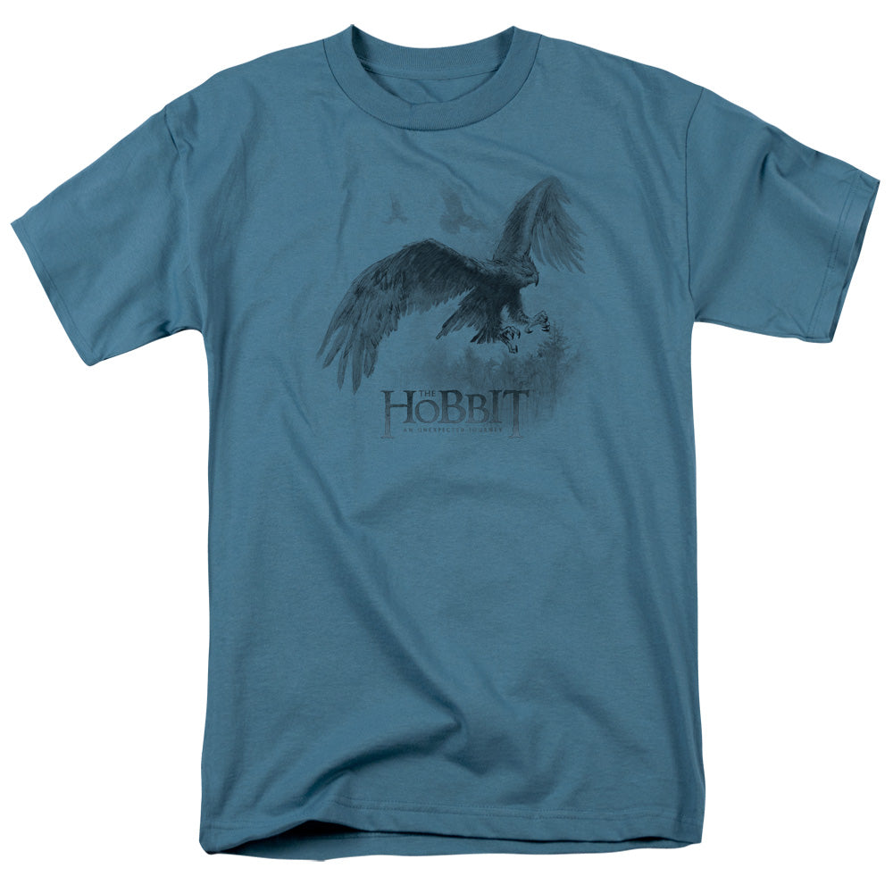 The Hobbit - Great Eagle Sketch - Short Sleeve Adult 18/1 - Slate T-shirt