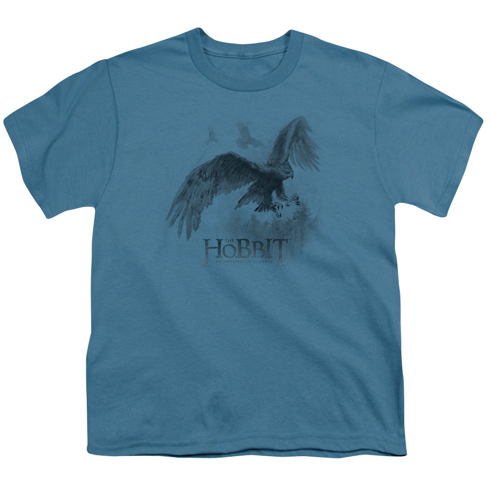 The Hobbit - Great Eagle Sketch - Short Sleeve Youth 18/1 - Slate T-shirt