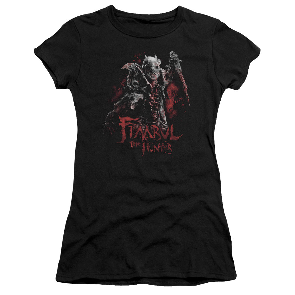 The Hobbit - Fimbul The Hunter - Short Sleeve Junior Sheer - Black T-shirt