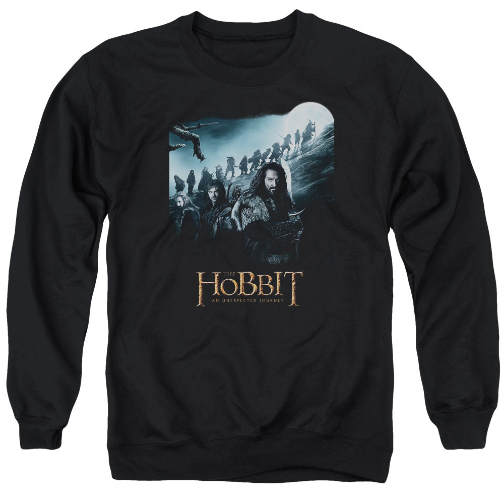 The Hobbit A Journey - Adult Crewneck Sweatshirt - Black