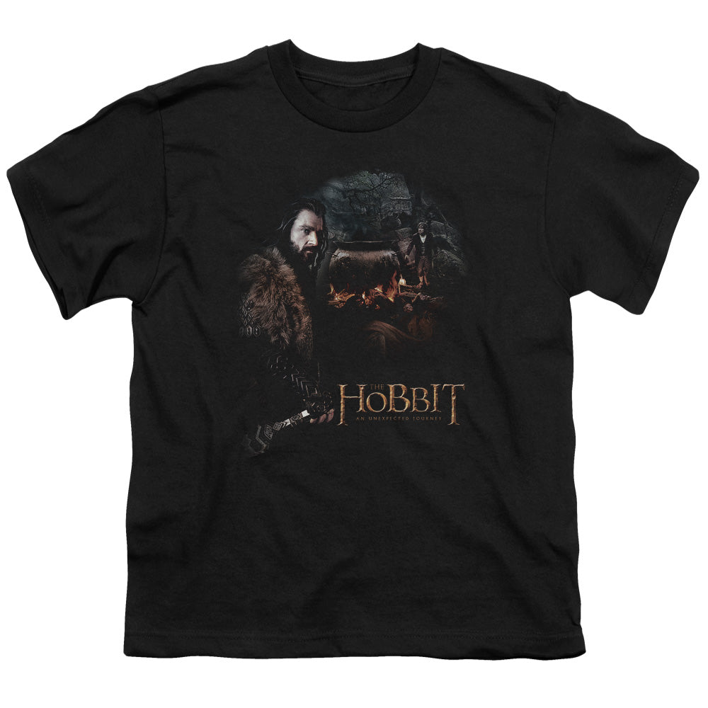 The Hobbit - Cauldron - Short Sleeve Youth 18/1 - Black T-shirt