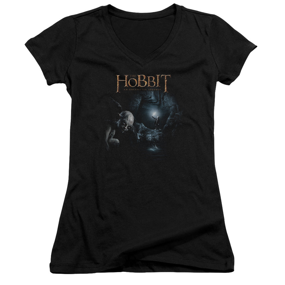 The Hobbit - Light - Junior V-neck - Black
