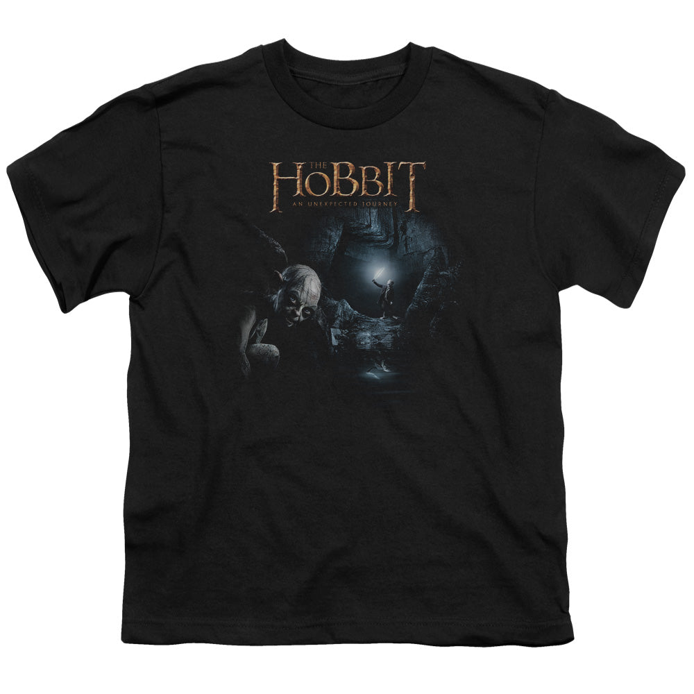 The Hobbit - Light - Short Sleeve Youth 18/1 - Black T-shirt