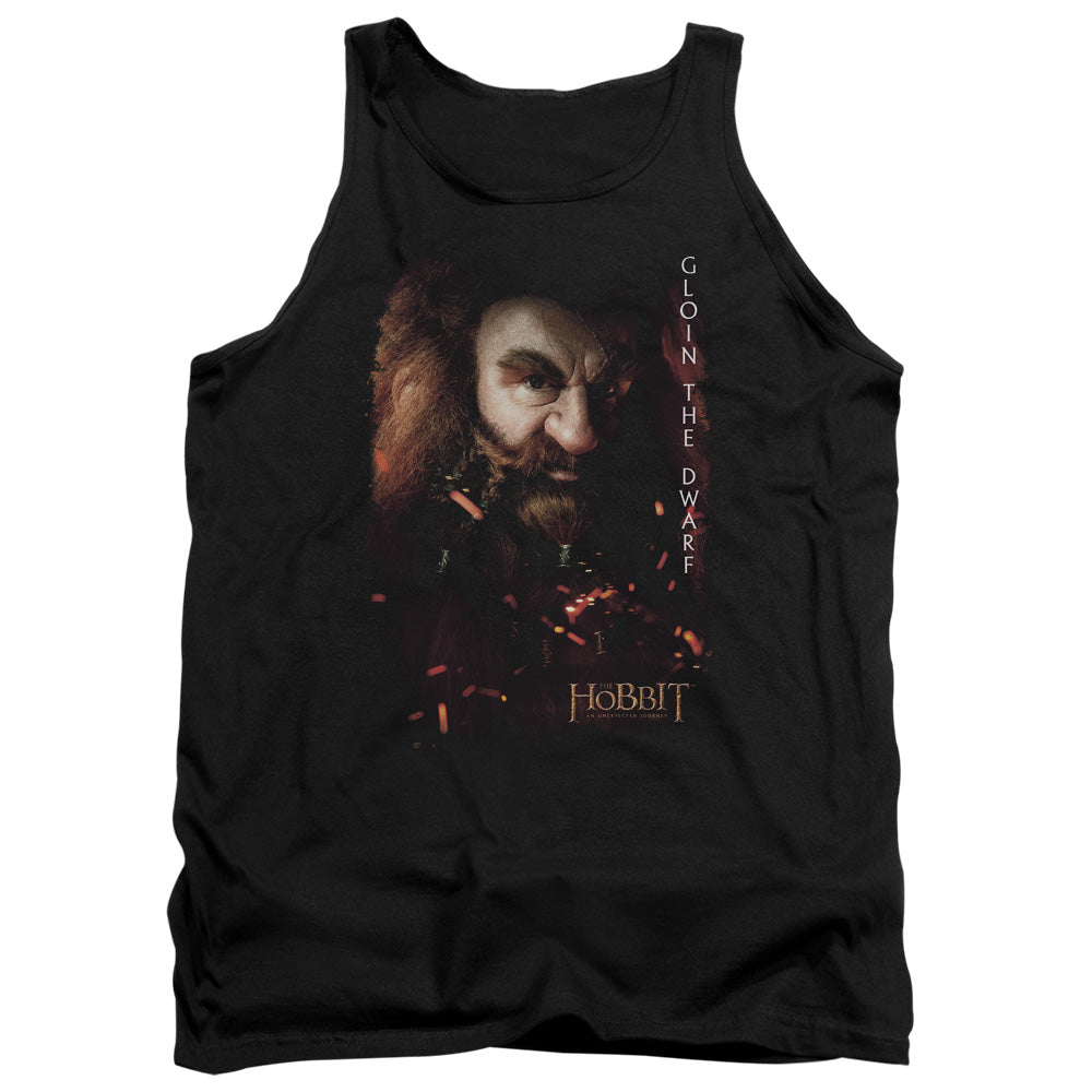 The Hobbit - Gloin Poster - Adult Tank - Black