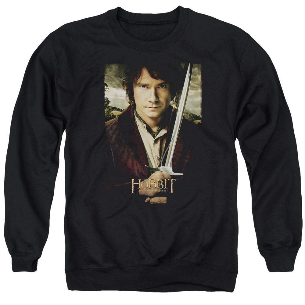 The Hobbit - Baggins Poster - Adult Crewneck Sweatshirt - Black