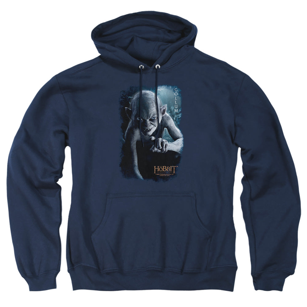 The Hobbit - Gollum Poster - Adult Pull-over Hoodie - Navy