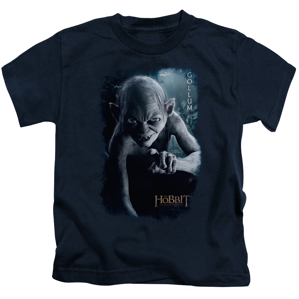 THE HOBBIT GOLLUM POSTER - S/S JUVENILE 18/1 - NAVY - T-Shirt