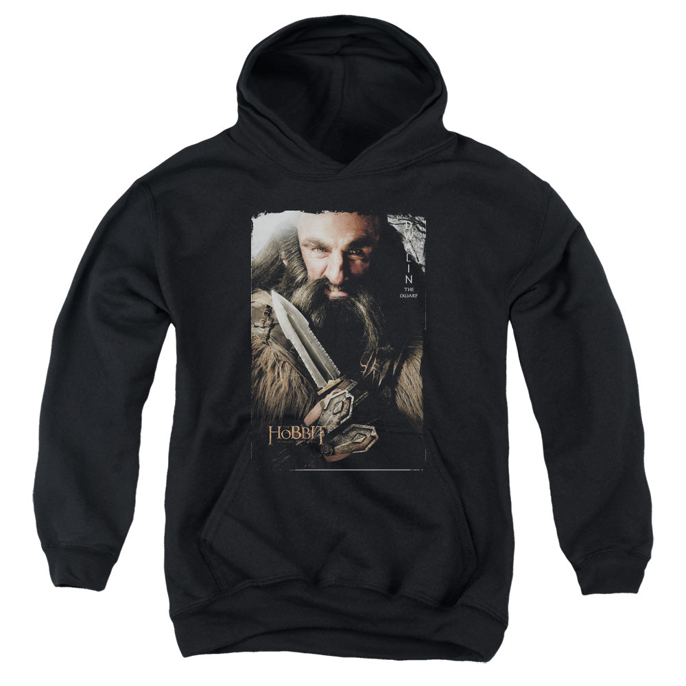 The Hobbit - Dwalin - Youth Pull-over Hoodie - Black