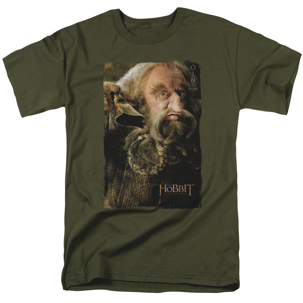The Hobbit - Oin - Short Sleeve Adult 18/1 - Military Green T-shirt
