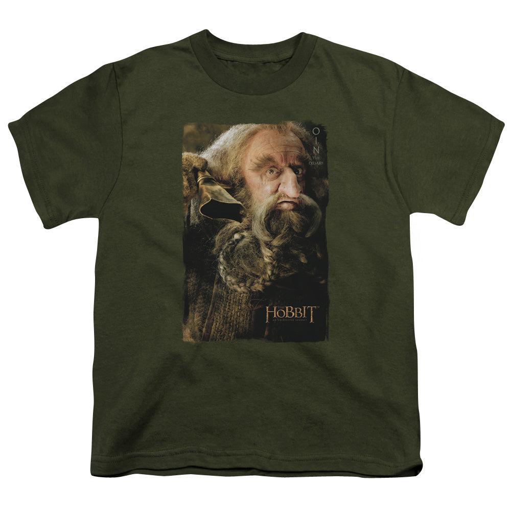 The Hobbit - Oin - Short Sleeve Youth 18/1 - Military Green T-shirt