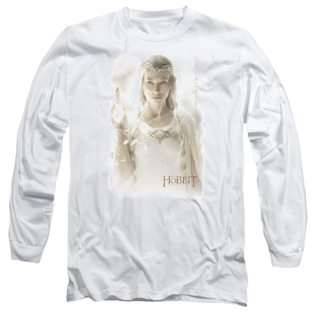 Hobbit - Galadriel - Long Sleeve Adult 18/1 - White T-shirt