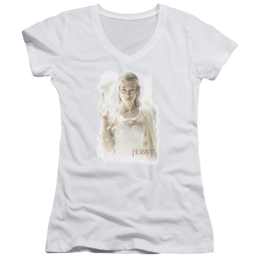 The Hobbit - Galadriel - Junior V-neck - White