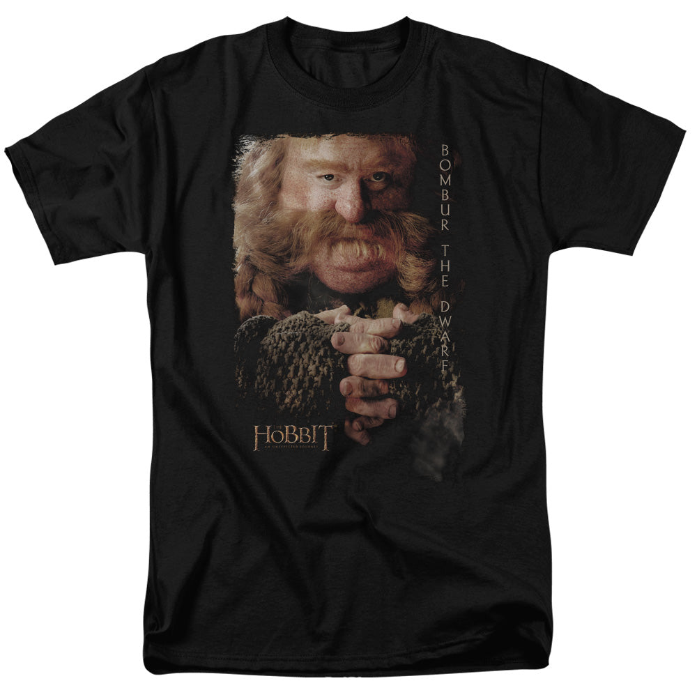 The Hobbit - Bombur - Short Sleeve Adult 18/1 - Black T-shirt