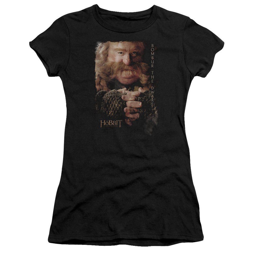 The Hobbit - Bombur - Short Sleeve Junior Sheer - Black T-shirt