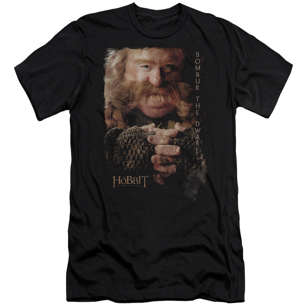 The Hobbit - Bombur - Short Sleeve Adult 30/1 - Black T-shirt