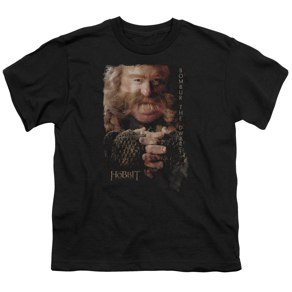 The Hobbit - Bombur - Short Sleeve Youth 18/1 - Black T-shirt