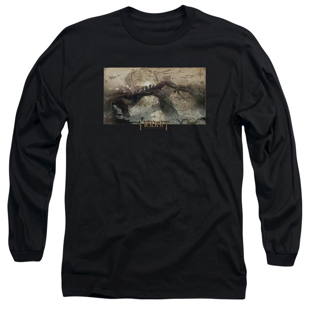 Hobbit - Epic Journey - Long Sleeve Adult 18/1 - Black T-shirt