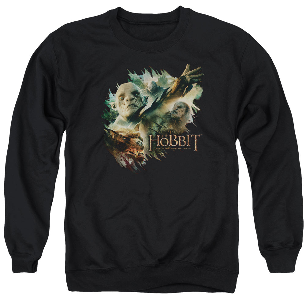 Hobbit - Baddies - Adult Crewneck Sweatshirt - Black