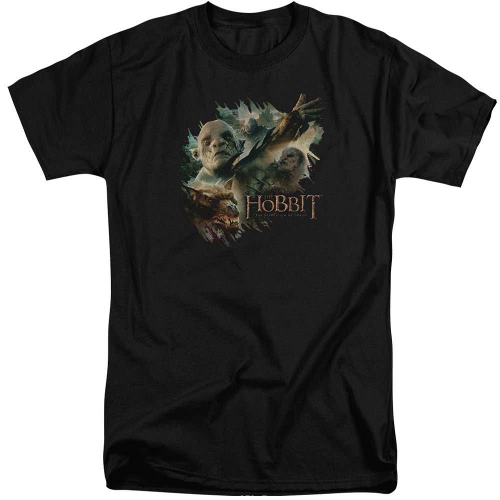 Hobbit - Baddies - Short Sleeve Adult Tall - Black T-shirt
