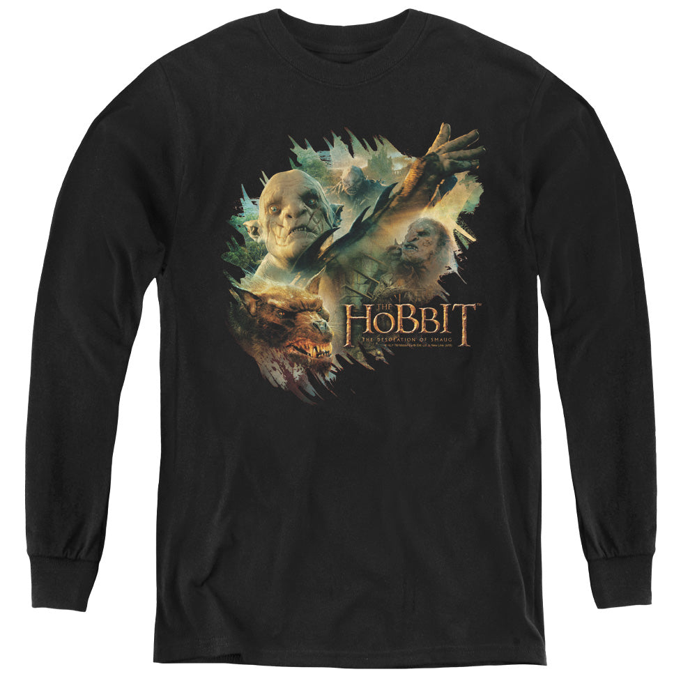 Hobbit - Baddies - Youth Long Sleeve Tee - Black