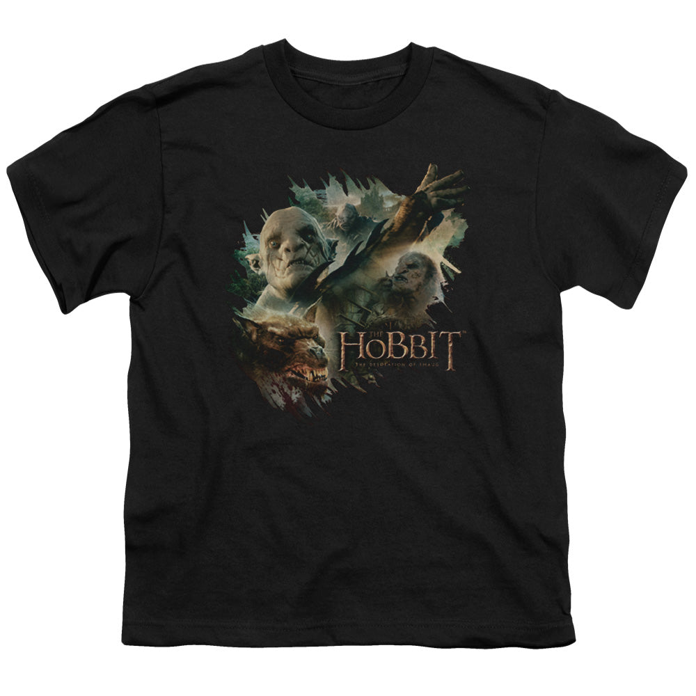 Hobbit - Baddies - Short Sleeve Youth 18/1 - Black T-shirt