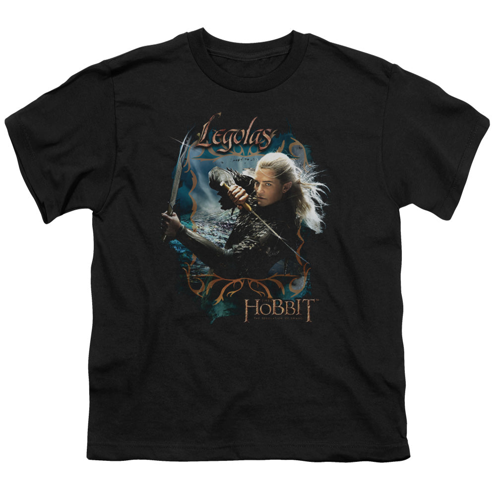 Hobbit - Knives - Short Sleeve Youth 18/1 - Black T-shirt