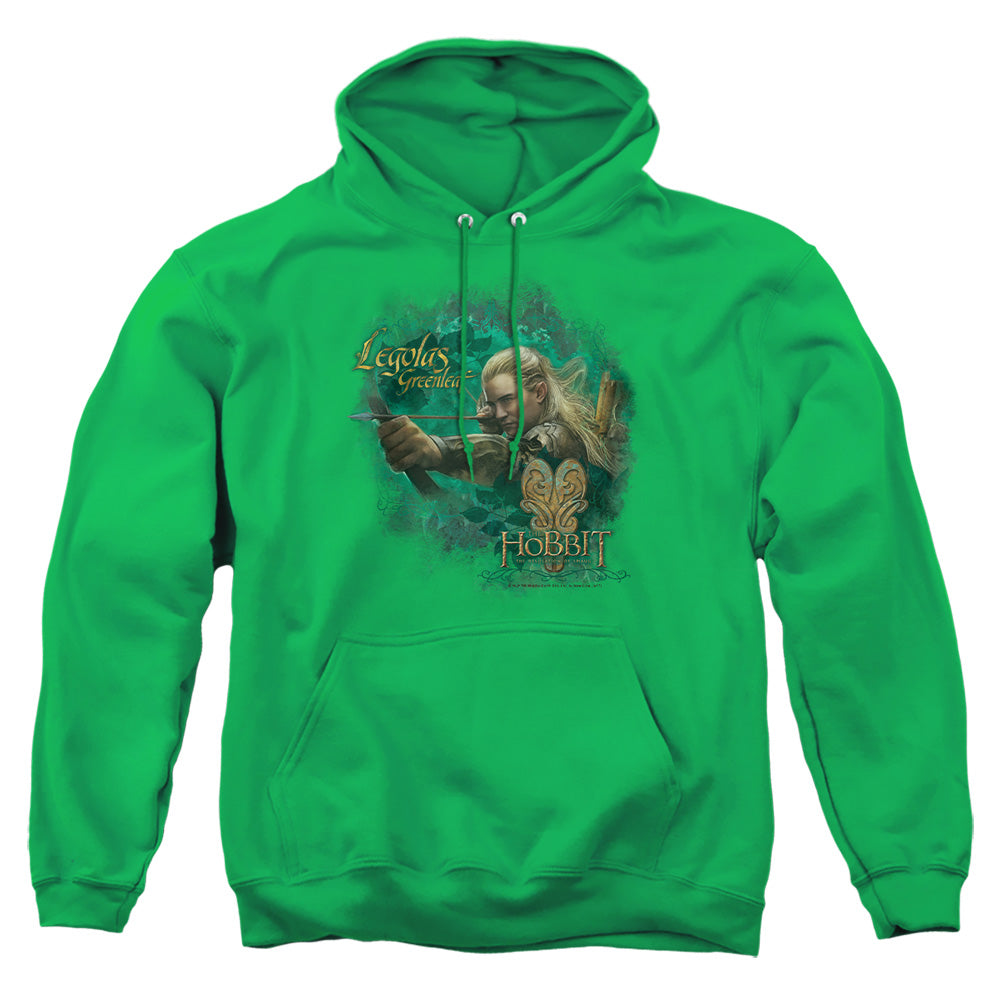 Hobbit - Greenleaf - Adult Pull-over Hoodie - Kelly Green