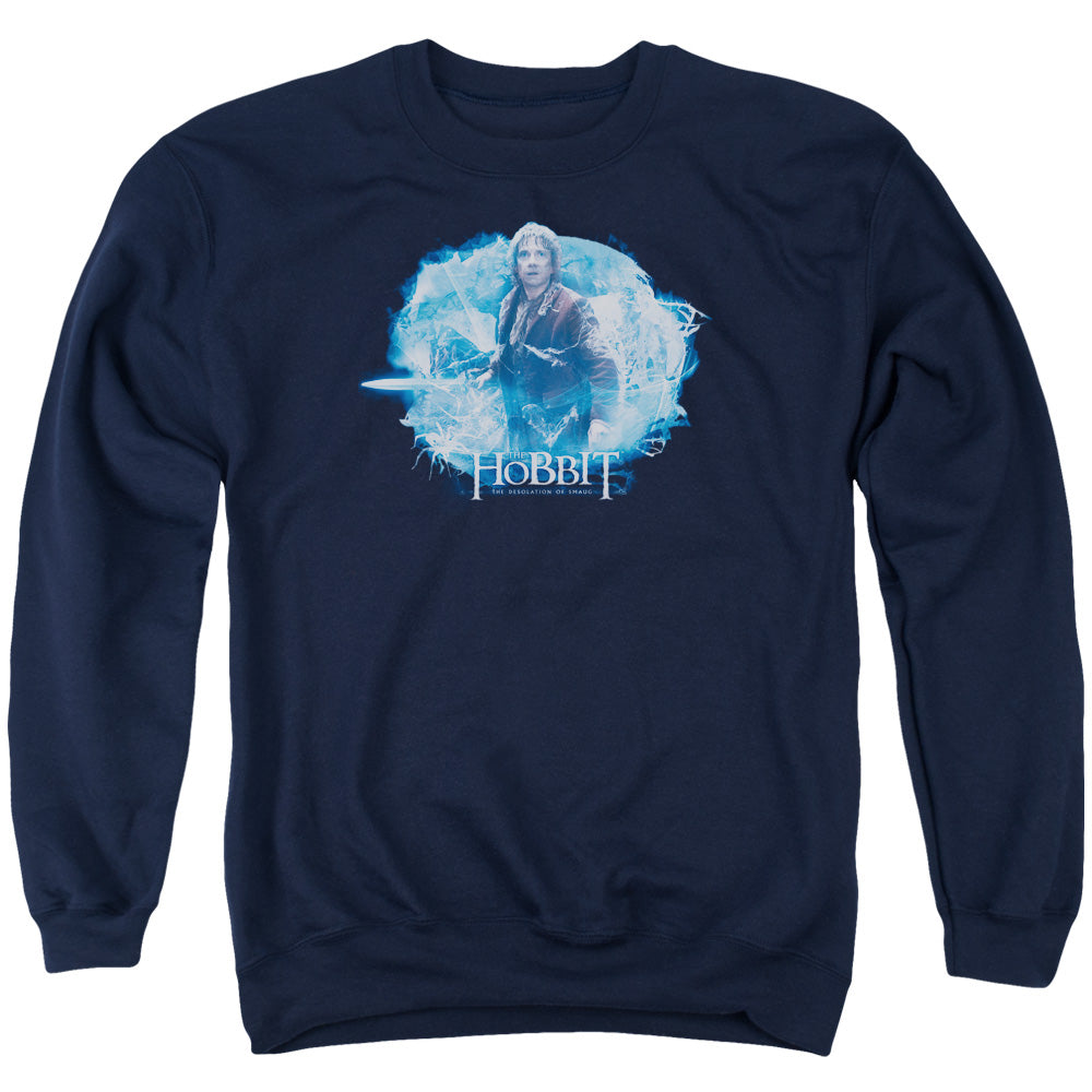 Hobbit - Tangled Web - Adult Crewneck Sweatshirt - Navy