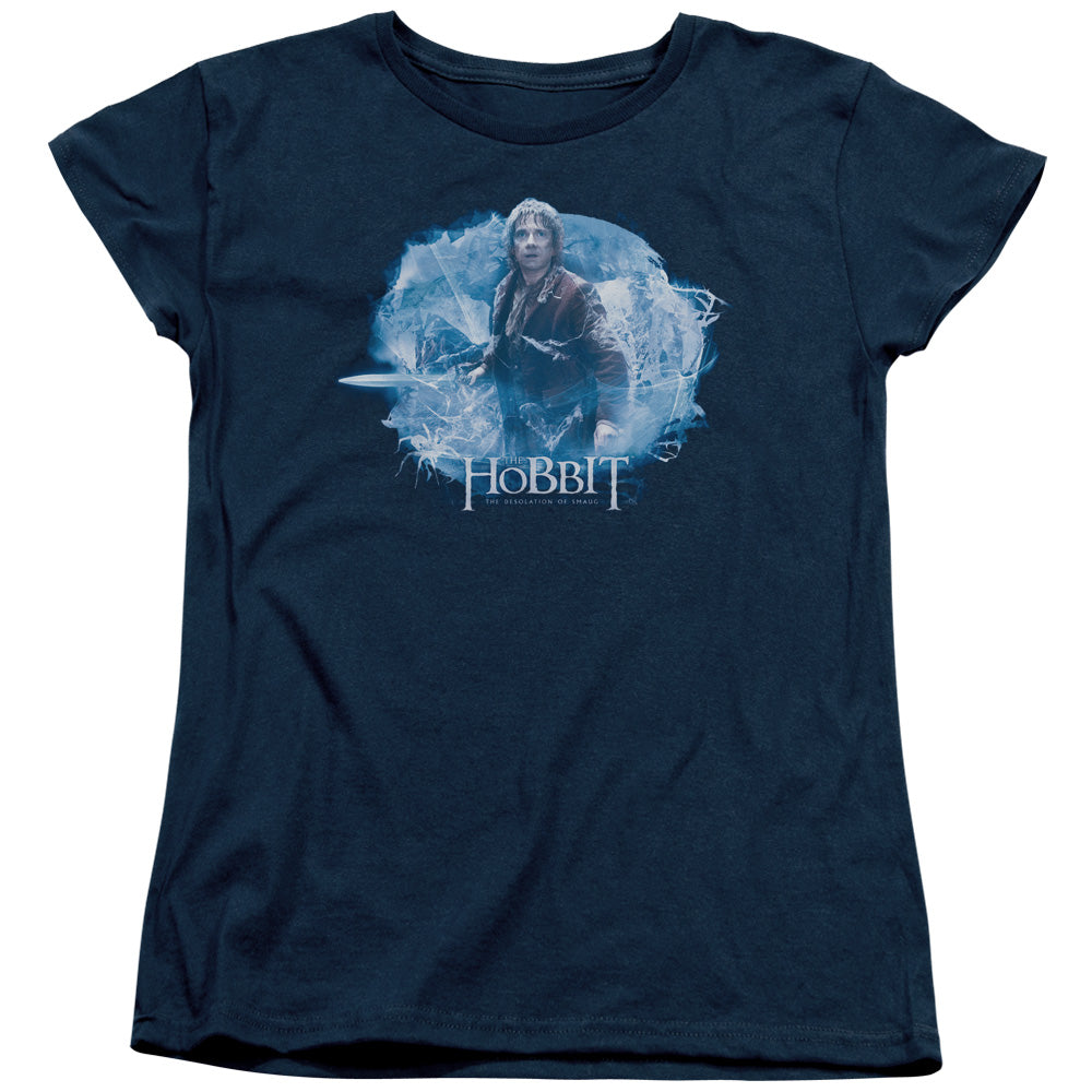 Hobbit - Tangled Web - Short Sleeve Womens Tee - Navy T-shirt