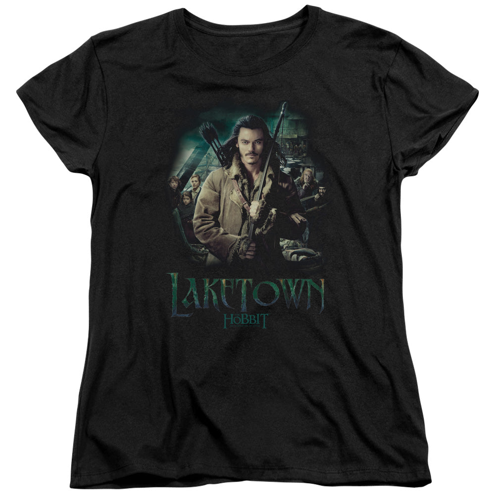 Hobbit - Protector - Short Sleeve Womens Tee - Black T-shirt