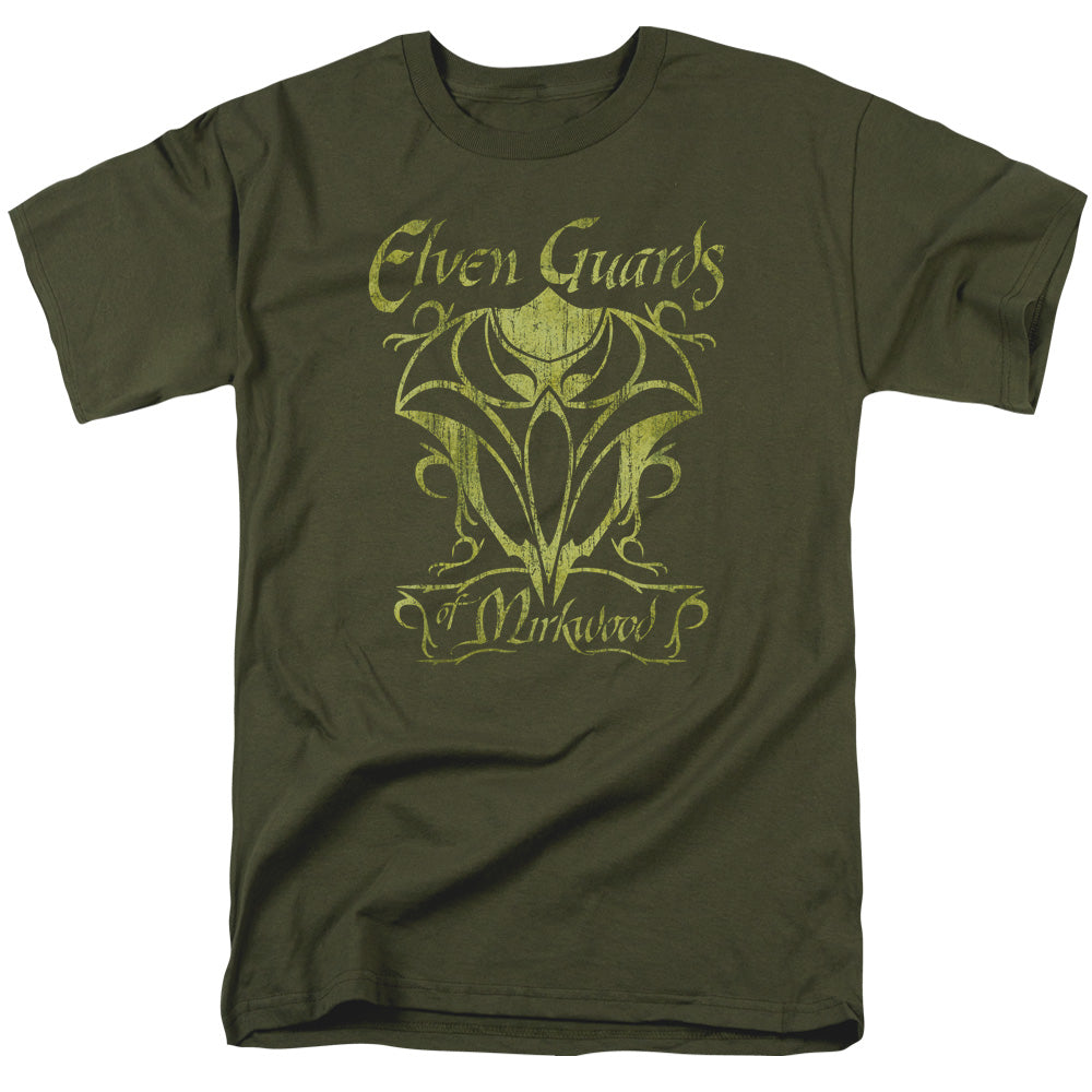 Hobbit - Guards Of Mirkwood - Short Sleeve Adult 18/1 - Military Green T-shirt