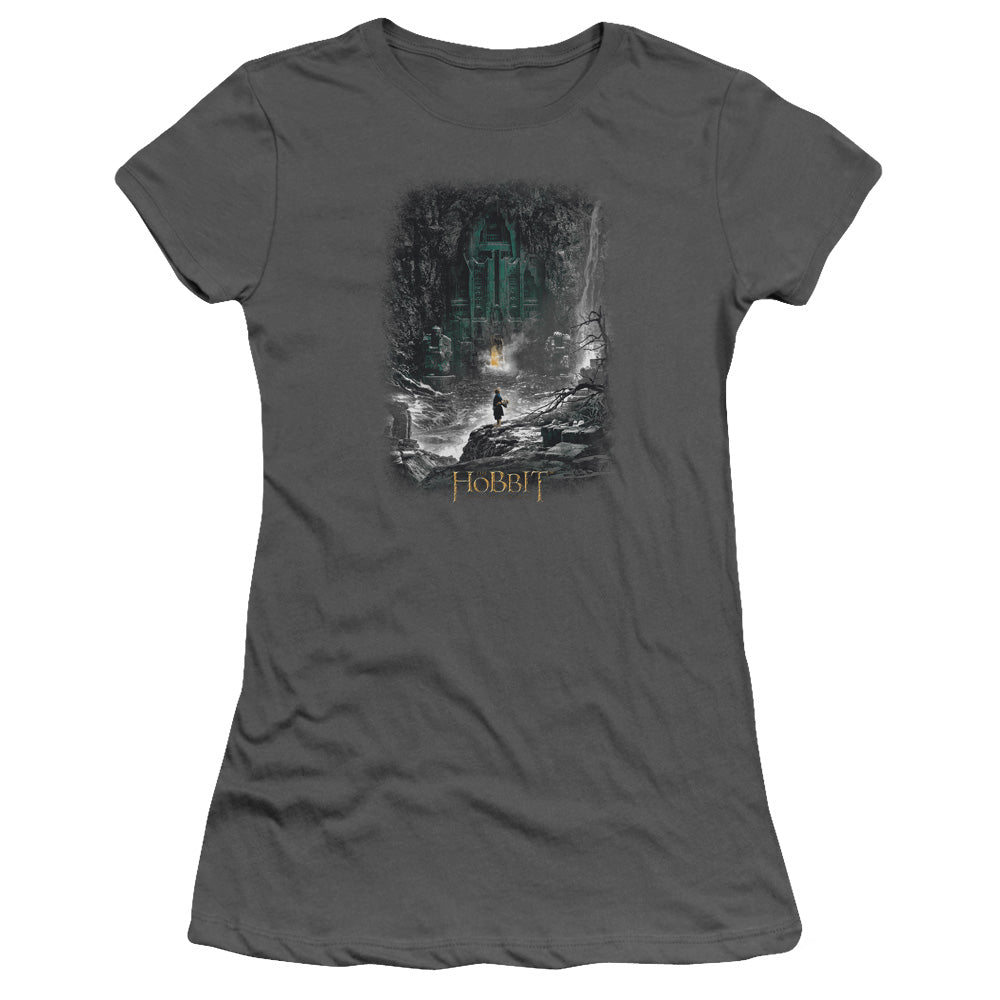 Hobbit - Second Thoughts - Short Sleeve Junior Sheer - Charcoal T-shirt