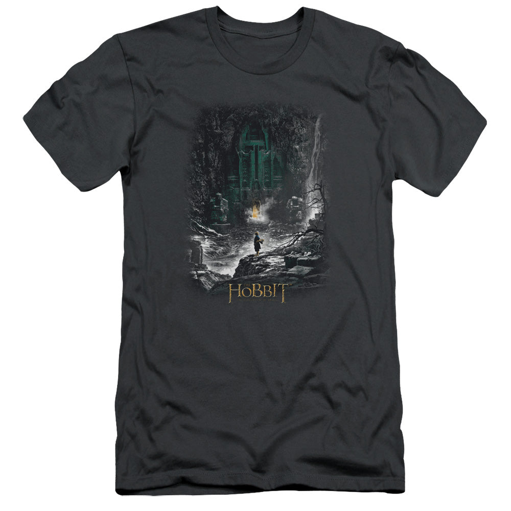 Hobbit - Second Thoughts - Short Sleeve Adult 30/1 - Charcoal T-shirt