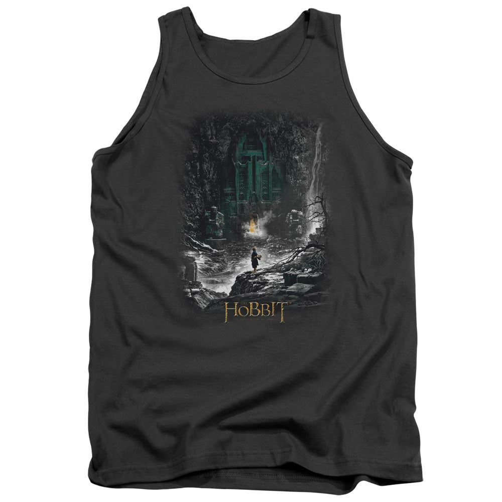 Hobbit - Second Thoughts - Adult Tank - Charcoal