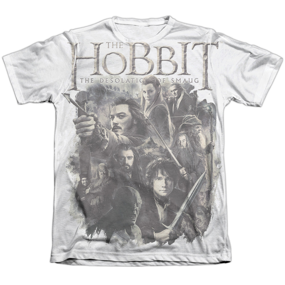 Hobbit - Hhollen Amarth - Adult Poly/cotton Short Sleeve Tee - White T-shirt