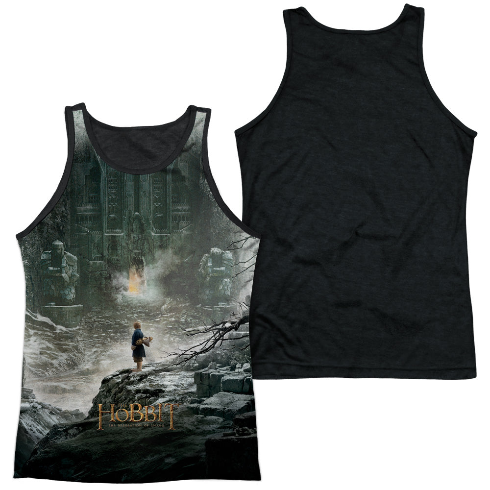 Hobbit - Big Poster - Adult Poly Tank Top Black Back - White