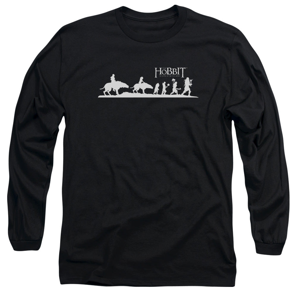 Hobbit - Orc Company - Long Sleeve Adult 18/1 - Black T-shirt