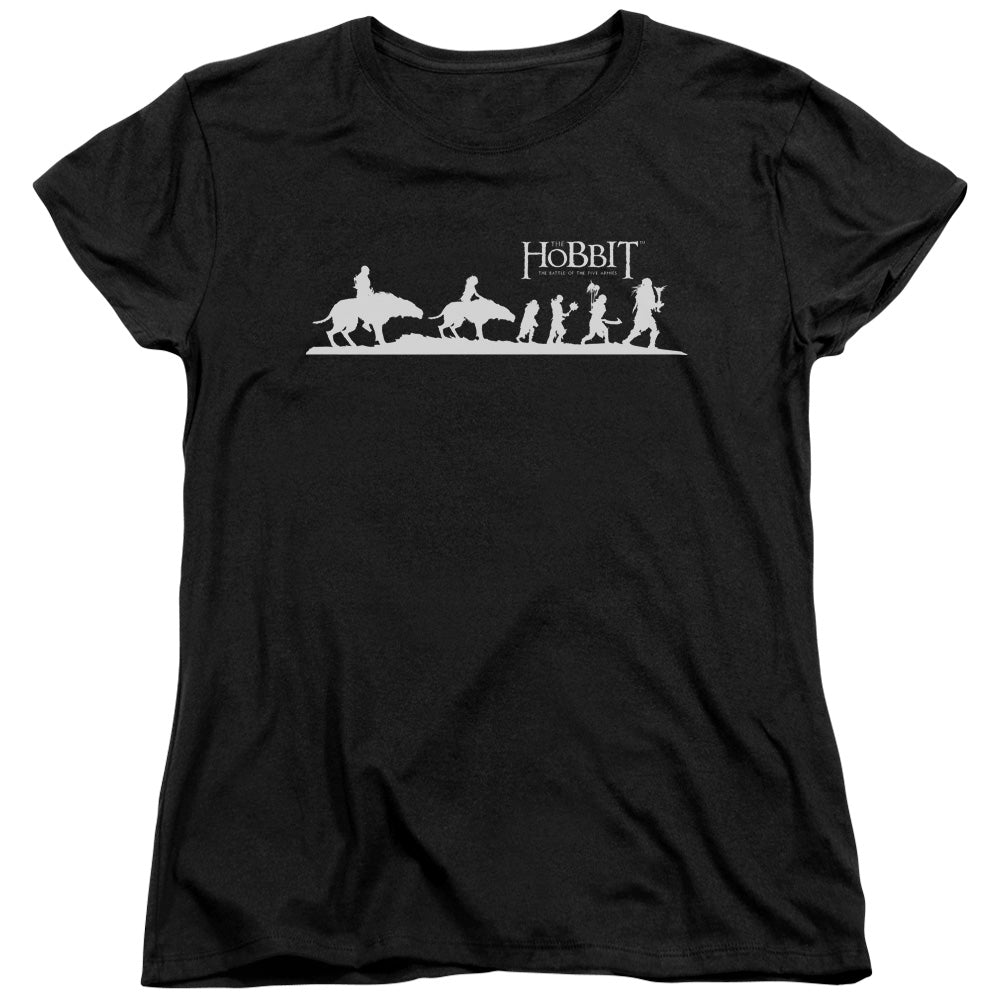 Hobbit - Orc Company - Short Sleeve Womens Tee - Black T-shirt
