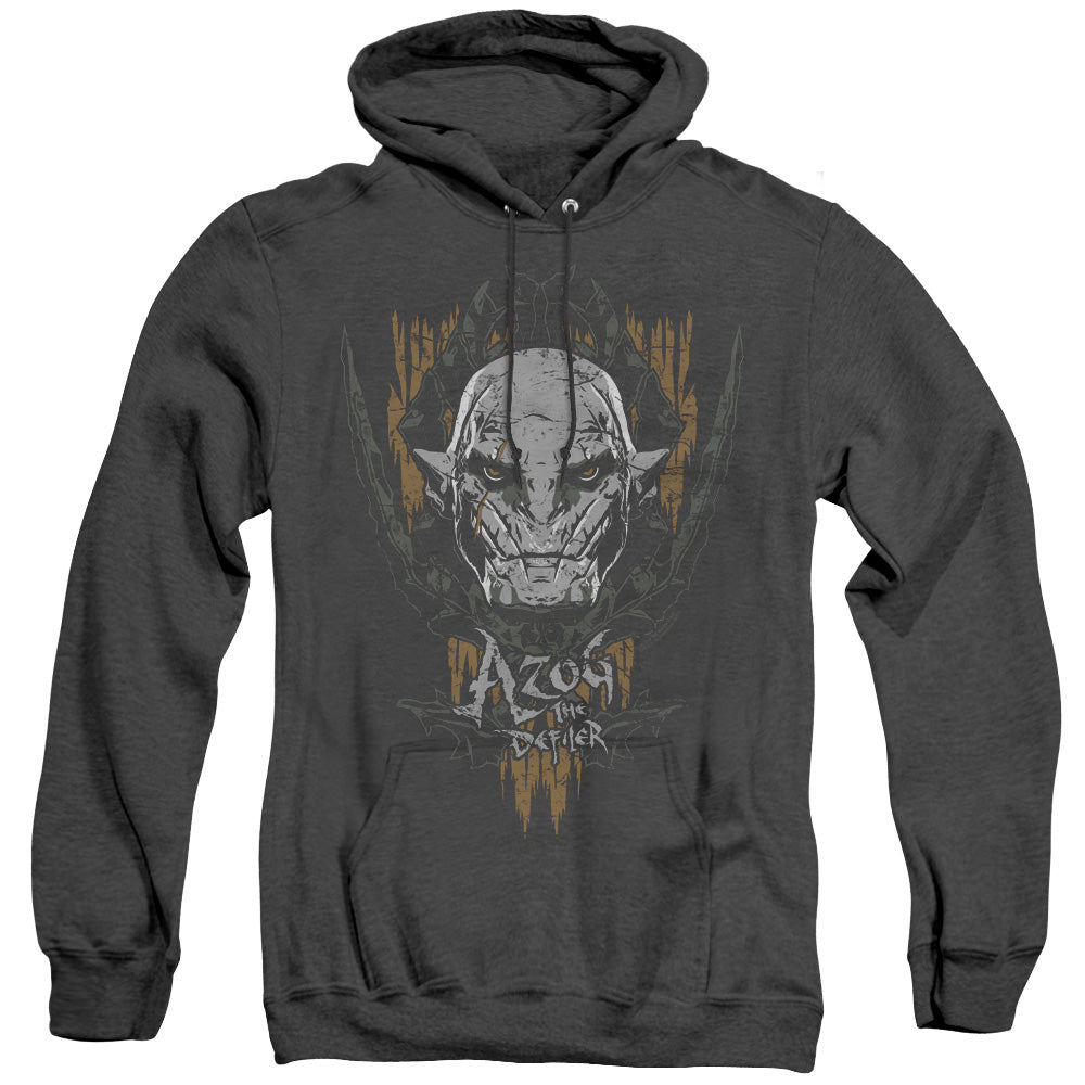 Hobbit - Azog - Adult Heather Hoodie - Black