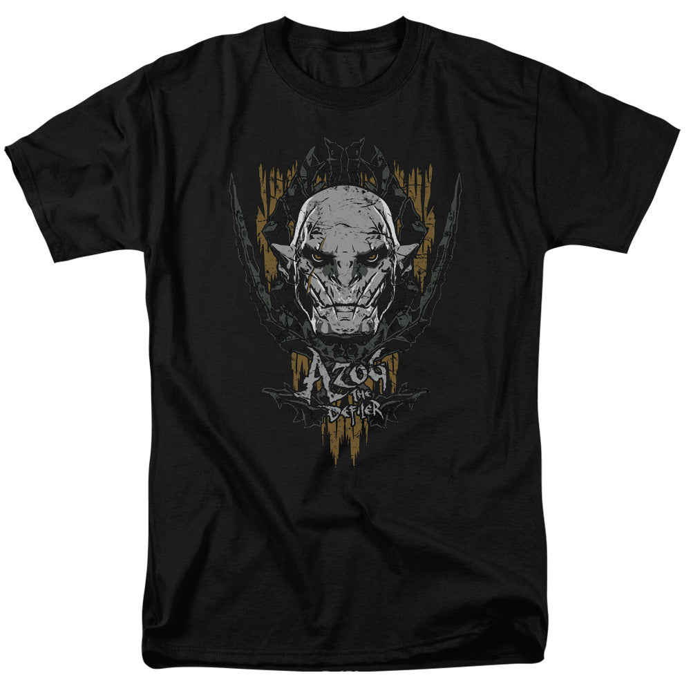Hobbit - Azog - Short Sleeve Adult 18/1 - Black T-shirt